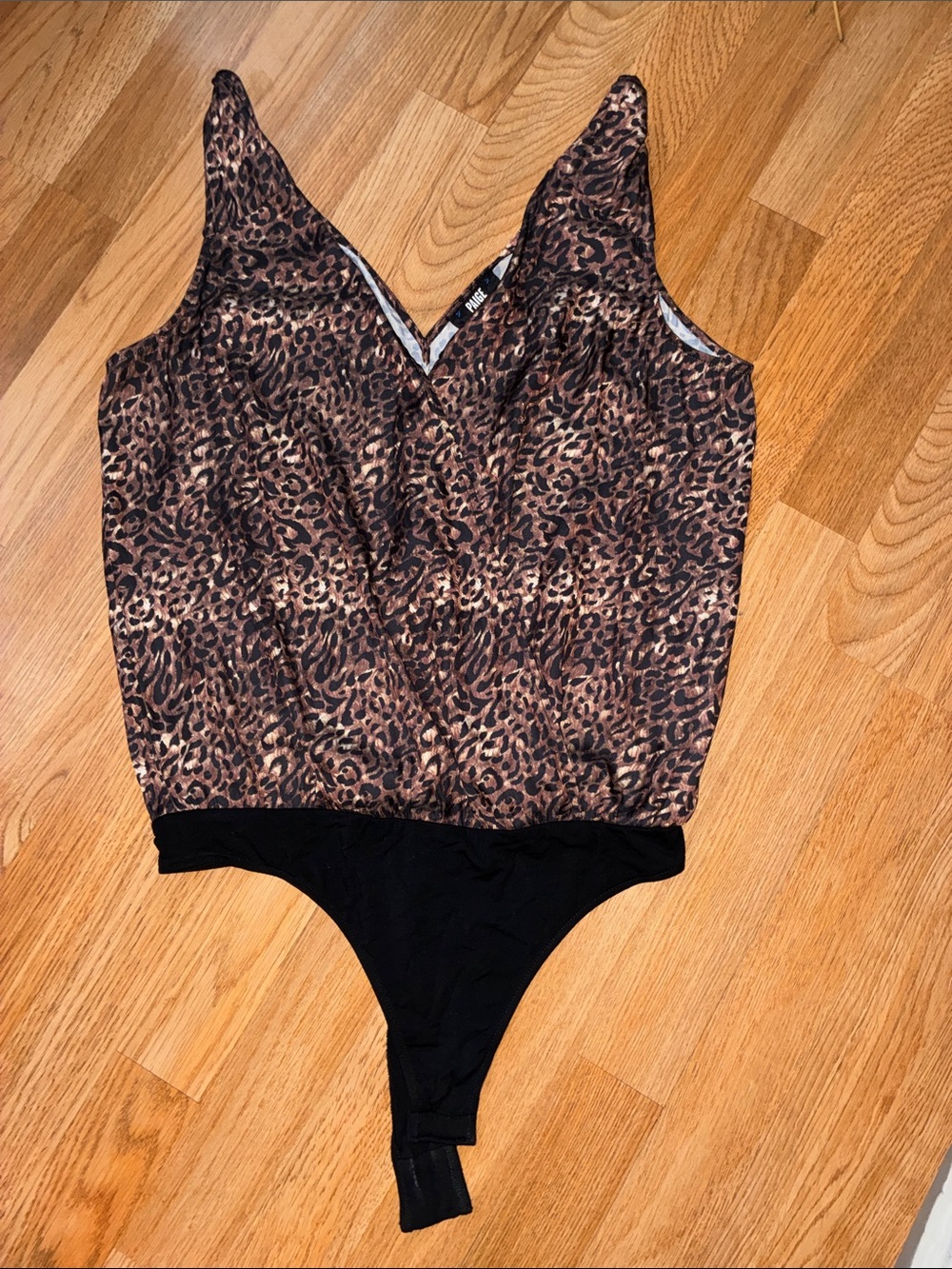 Paige Nadynne Animal-Print Bodysuit